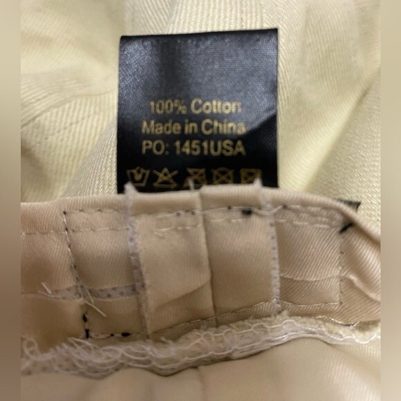 Jaxon Hats Size Large Cotton Twill Beige Duckbill Flat Cap Newsboy - Picture 7 of 10